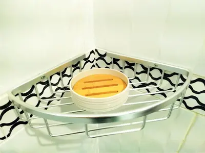 a bowl on a glass shelf in a kitchen at Hermosa Habitación c/ Baño privado - Huacachina. in Ica