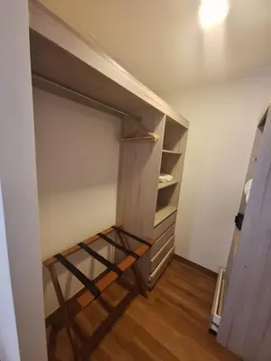 a room with a closet with a staircase in it at Gorgeous 2BDRM with A/C - Miraflores in Lima