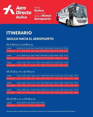 a flyer for a tour bus in turkey at Casa sabina aeropuerto plus in Lima