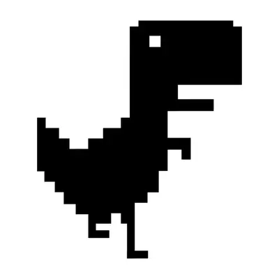 an image of a dinosaur pixel art icon at noname in Huaral
