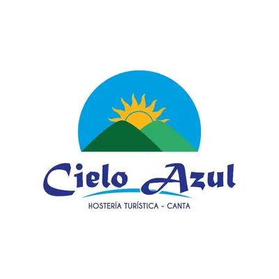 a logo for a celta azul tropical turkishica camp at Hostal Cielo Azul in Canta