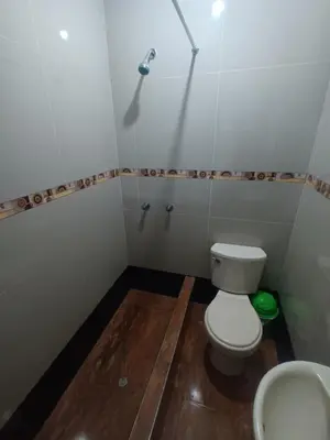 a small bathroom with a toilet and a sink at HOSPEDAJE JOVITa in Lima