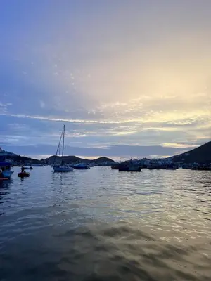 a group of boats in a large body of water at Ocean View Premiere Depa Naplo in Naplo
