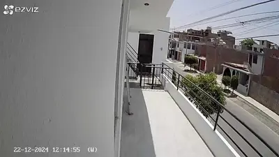 a view of a balcony of a building at Departamento mejor sector de Ica in Ica