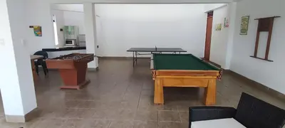 a room with a pool table and two tables at Casa de playa Bujama, Mala, Asia, Lima, Moravia II in Bujama Baja