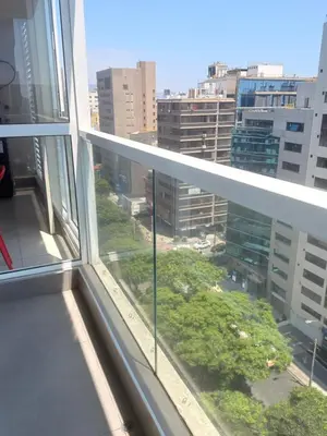 a view from a window in a building at Urbano Apartments Miraflores Pardo in Lima