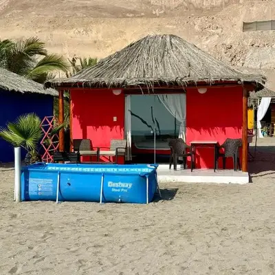 Bungalows en playa Wakama