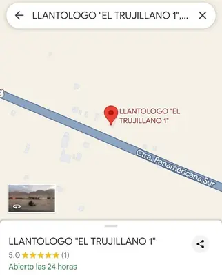 a screenshot of a cell phone screen with a ruler at Habitacion con Cochera in Atico