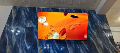 a picture of a painting on a wall at ideal depa lujo con cocina wifi in Puente Piedra