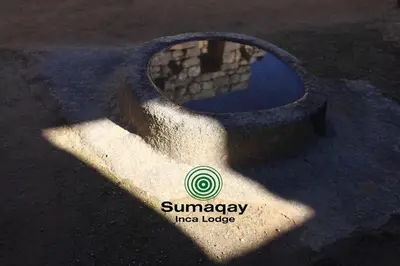 a shadow of a tie on the ground at Sumaqay Lodge -Naturaleza Arte y Arquitectura