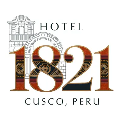 a sign for a hotel with the text of the hotel at Hotel 1821 in Cusco