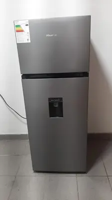 a refrigerator sitting on the floor in a room at Departamento 3 cuartos frente al mar en San Miguel, Peru in Lima