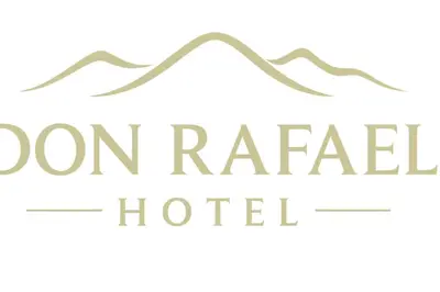a logo for a hotel in the mountains at Don Rafael - Hotel