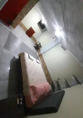 an overhead view of a room with a ceiling at El titanic in Nazca