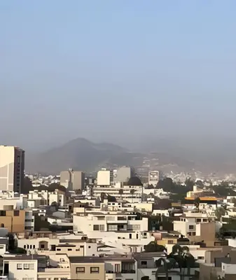 a view of a city with buildings at Big 3BR Apartment in the center of Miraflores in Lima