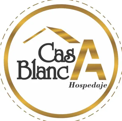 a logo for ahs a blanca hospeper at Hostal Casa Blanca in Ayacucho