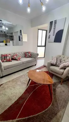 a living room with two couches and a coffee table at Nice Department Full Equip in Barranco - Gym, Pool in Lima