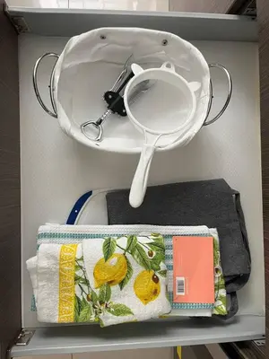 a magnifying glass sitting on top of a shelf at Entire apartment minutes from Miraflores in Lima
