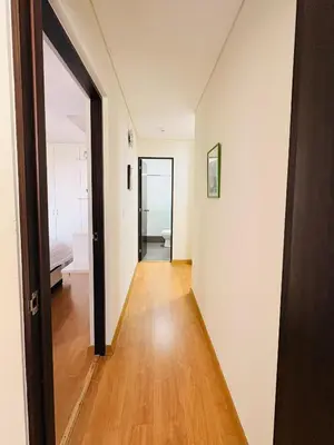 an open door to a hallway in a house at Departamento AltoVerde - Pueblo Libre in Lima