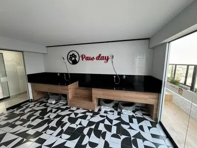 a room with a pay day sign on the wall at Cozy bedroom in Miraflores with rooftop pool in Lima