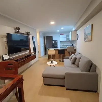 Apartment overlooking the water park