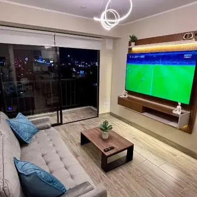 1 dormitorio moderno con balcon a 5 min de parque Kennedy-Miraflores