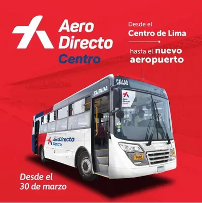 a model of a bus on a red background at Apartment in Lima's historic center in Lima