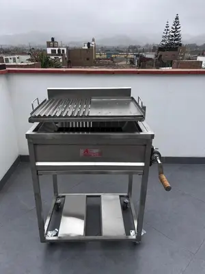 a grill sitting on top of a roof at Casa Bujama Playa y Piscina Privada in Bujama Baja