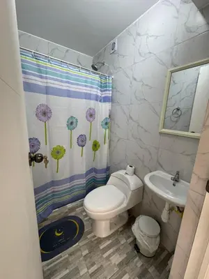 a bathroom with a toilet and a sink at Amplia casa petfriendly con parrilla cerca a Asia in Salitre