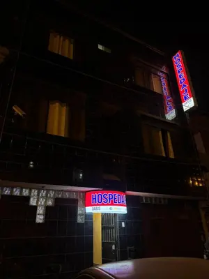 a building with a hotspot sign in front of it at HS OASIS pro lima in Lima