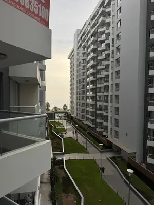 a view from the balcony of an apartment building at Flat 1BR San Miguel cerca a Malecón con balcón in Lima