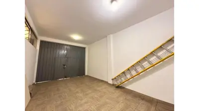 an empty room with a staircase and a building at CHANCAY 1er Piso Como en Casa in Chancay