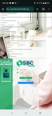 a screenshot of the sce agency website at Don Paraiso in Villa María del Trunfo