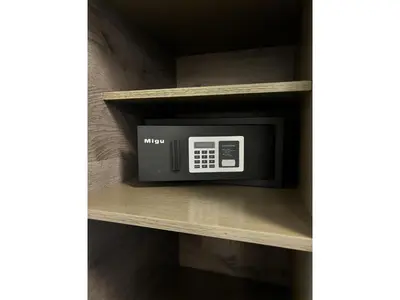 a microwave oven sitting on top of a shelf at Best Western Plus Urban Larco Hotel in Lima