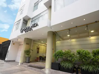 a rendering of the front of a building at Qorianka Hotel in Lima