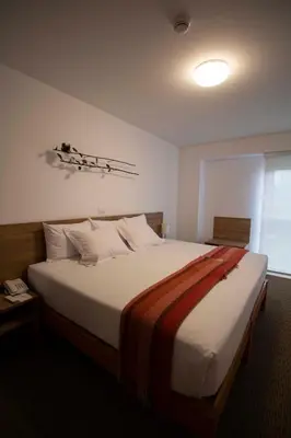 a bedroom with a large bed in a room at Tierra Viva Miraflores Centro in Lima