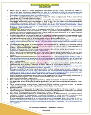 a page of a document with the text redacted at MLA apartments - Buenos Aires in Lima