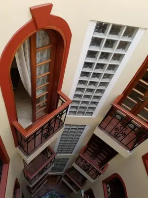 an overhead view of the stairs in a house at Entire Studio-Penthouse De Luxe in Lima