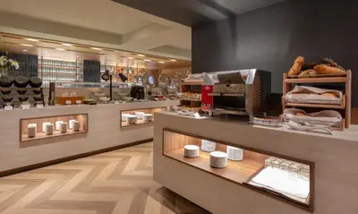 a store with a bakery with aasteryasteryasteryasteryasteryasteryasteryasteryastery at Sonesta Hotel Miraflores in Lima
