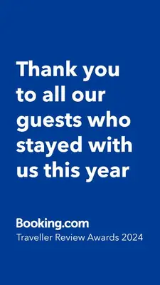 a blue background with the words thank you to all our guests who stayed with us at Parque & Mar lindo alojamiento en San Isidro in Lima