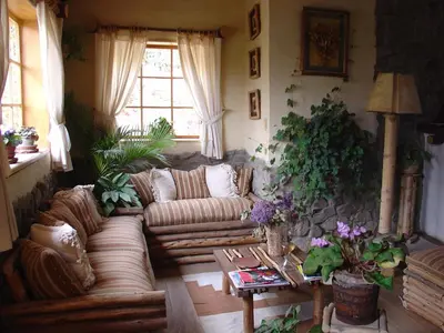 a living room with a couch and a table at Villa Celestial in Nieve Nieve