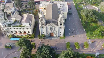 an aerial view of a building in a city at ✶ Kotosh Residence ✶ LUXURY Best Location & Piano in Lima