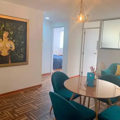 Pershing lindo dpto amoblado 2dorm y wifi
