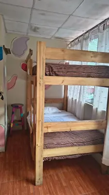 a couple of bunk beds in a room at ECO ART Best view Machu Picchu in Machu Picchu