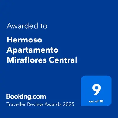 a screenshot of a phone with the text awarded to himosarmaarmaarma antibiotics at Hermoso Apartamento Miraflores Central in Lima